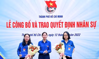Thành Đoàn TPHCM trao quyết định bổ nhiệm nhân sự