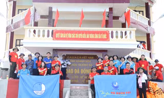 Xúc động hải trình 'Tôi yêu Tổ quốc tôi' chào mừng Đại hội Hội Liên hiệp Thanh niên Việt Nam