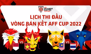 Lịch thi đấu vòng bán kết AFF Cup 2022 