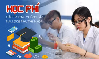 [Infographics] Học phí các Trường Y công lập năm 2023-2024 như thế nào?