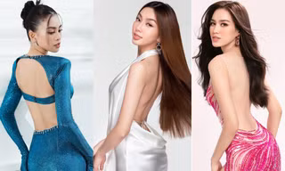 Thùy Tiên, Đỗ Thị Hà và hội chị em 'bông hậu' chuộng mốt khoe lưng ong nuột nà