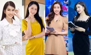 Dàn Hoa, Á hậu đẹp hút hồn khi làm MC trên truyền hình