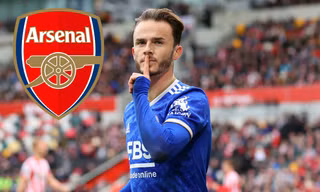 Leicester ‘bật đèn xanh’ cho Arsenal mua James Maddison