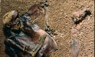 Thi thể của Lindow Man.