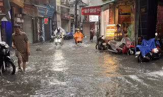 Hà Nội mưa lớn nhất từ đầu mùa