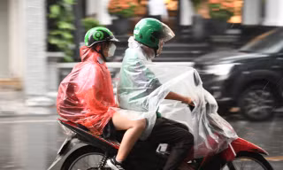 Ảnh hưởng không khí lạnh, miền Bắc chuyển mưa dông