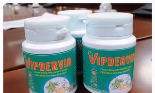 Sản phẩm thuốc thử nghiệm điều trị COVID-19 VIPDERVIR của Viện Hàn lâm Khoa học và Công nghệ Việt Nam. Ảnh: Viện Hàn lâm Khoa học và Công nghệ Việt Nam cung cấp.