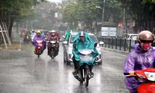 Dự báo miền Bắc sắp đón một đợt mưa dông lớn. Ảnh minh họa.