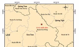 Kon Tum lại động đất 