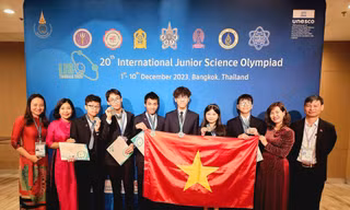 6 học sinh Hà Nội giành huy chương Olympic Khoa học trẻ quốc tế