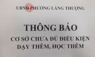 Hà Nội đóng cửa trung tâm dạy thêm, kiểm điểm giáo viên vi phạm Thông tư 29
