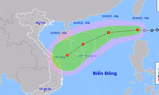 Áp thấp nhiệt đới vào Biển Đông sáng nay, có xu hướng mạnh dần lên