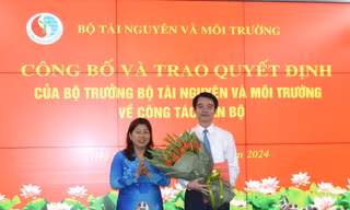 Bộ Tài nguyên và Môi trường bổ nhiệm Vụ trưởng Vụ Tổ chức cán bộ