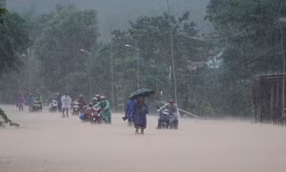 Miền Trung đón mưa rất to