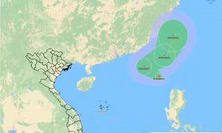 Biển Đông đón áp thấp nhiệt đới thứ hai