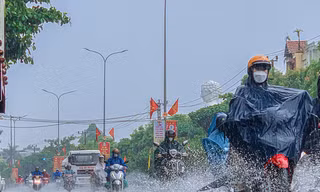 Miền Trung đón mưa lớn giáp Tết