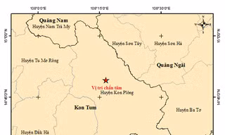 Động đất liên tiếp ở Tây Nguyên