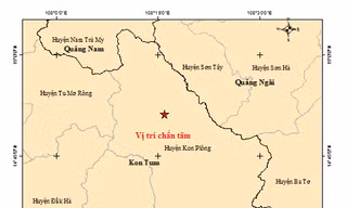 Tây Nguyên lại xảy ra động đất