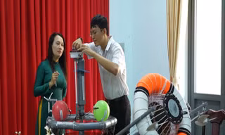 Học sinh nghiên cứu năng lượng, bảo vệ môi trường