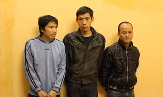 Thứ tự từ trái sang phải: Đỗ Đức Minh, Nguyễn Đức Tâm, Trần Ngọc Tuấn