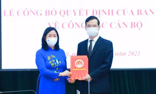 Trao quyết định điều động, bổ nhiệm ông Triệu Tài Vinh giữ chức Phó Trưởng ban Dân vận Trung ương.