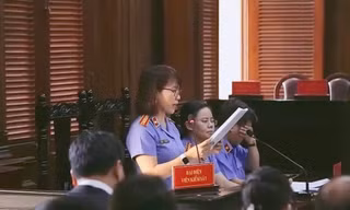Đại diện Viện Kiểm sát tại phiên tòa