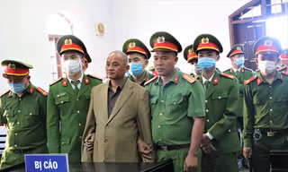 Bị cáo Đỗ Văn Minh tại phiên xét xử sơ thẩm