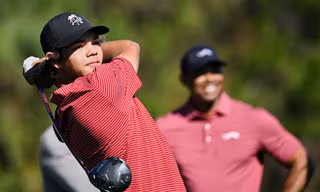 Con trai Tiger Woods giành chiến thắng vang dội ở American Junior Golf 