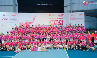 200 CEO tranh tài ở giải Pickleball kết nối doanh nhân
