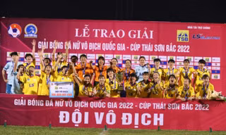 Giải bóng đá nữ VĐQG - Cúp Thái Sơn Bắc 2023 tăng mức thưởng lên 1,13 tỷ đồng