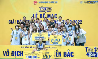 Bất ngờ với danh tính nhà vô địch Giải bóng rổ sinh viên toàn quốc 2022 khu vực miền Bắc 