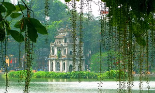 Tháp Rùa. Ảnh: Xuân Phú