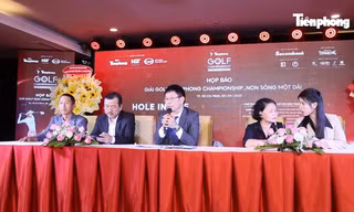 Video toàn cảnh họp báo khởi động Giải Tiền Phong Golf Championship - Non sông một dải