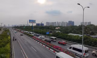 Cấm xe máy lưu thông trên đường dẫn cao tốc TPHCM - Long Thành – Dầu Giây từ ngày 7/6