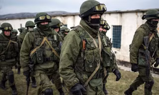 Những binh sỹ bịt mặt của Nga tại Crimea