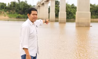 Dòng sông Ba, nơi thường xảy ra những vụ đuối nước thương tâm 