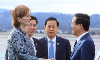 Chủ tịch nước đến Hoa Kỳ, bắt đầu chương trình tham dự Tuần lễ Cấp cao APEC