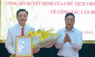 Công bố quyết định của Chủ tịch UBND tỉnh Thái Nguyên về công tác cán bộ