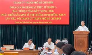 TPHCM kiến nghị sớm có quy định về kiểm soát quyền lực, chống tham nhũng, lợi ích nhóm