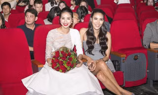 Phạm Hương, Lan Khuê thân thiết ở show Hà Hồ