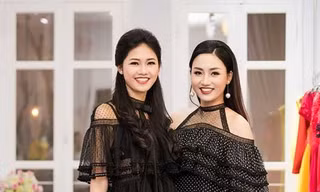 Lần đầu hai chị em Á hậu Thanh Tú - Trà My cùng tham dự sự kiện