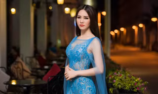 Á hậu Thụy Vân lộng lẫy làm giám khảo cuộc thi sắc đẹp