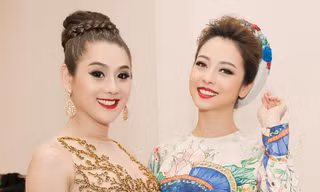 Jennifer Phạm mặc áo dài 'đọ sắc' Lâm Chi Khanh