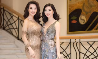 Á hậu Thụy Vân 'đọ sắc' gợi cảm bên Giáng My