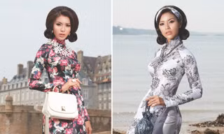 Siêu mẫu Minh Tú hoá thiếu nữ Sài thành thập niên 60 trên đất Pháp