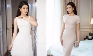 Á hậu Huyền My quyến rũ đón thu với gam màu pastel