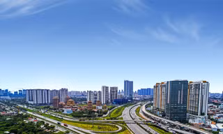 Giao lộ ngã ba Cát Lái thuộc thành phố Thủ Đức