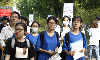 Bức tranh tuyển sinh 2020 vẫn nhiều gam màu Ảnh: Như Ý 