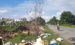 Bãi rác thành phố Trà Vinh 