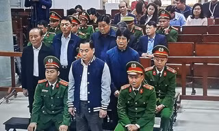 Các bị cáo tại tòa Ảnh: Như Ý 